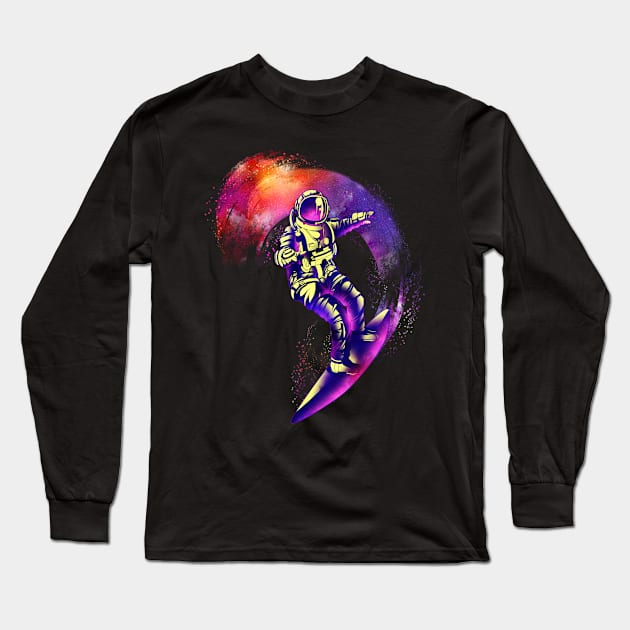 spaceman Long Sleeve T-Shirt by artbdog